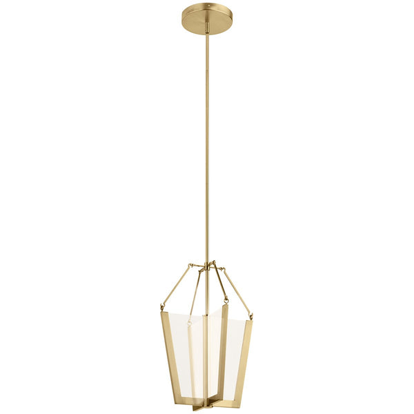 Kichler - 52291CGLED - LED Pendant - Calters - Champagne Gold from Lighting & Bulbs Unlimited in Charlotte, NC