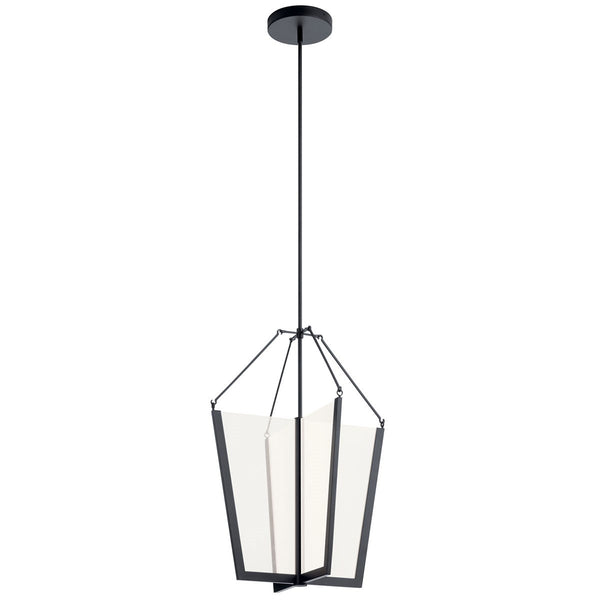 Kichler - 52292BKLED - LED Foyer Pendant - Calters - Black from Lighting & Bulbs Unlimited in Charlotte, NC