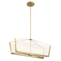 Kichler - 52293CGLED - LED Linear Chandelier - Calters - Champagne Gold from Lighting & Bulbs Unlimited in Charlotte, NC