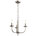 Kichler - 52383NI - Three Light Mini Chandelier - Kennewick - Brushed Nickel from Lighting & Bulbs Unlimited in Charlotte, NC