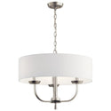 Kichler - 52384NI - Three Light Chandelier - Kennewick - Brushed Nickel from Lighting & Bulbs Unlimited in Charlotte, NC