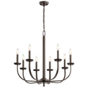 Kichler - 52388OZ - Eight Light Chandelier - Kennewick - Olde Bronze from Lighting & Bulbs Unlimited in Charlotte, NC