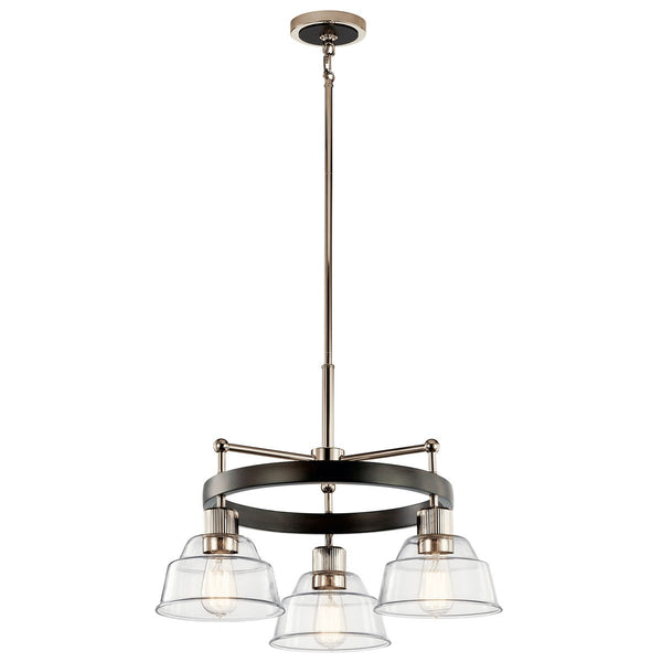 Kichler - 52402PN - Three Light Chandelier - Eastmont - Polished Nickel from Lighting & Bulbs Unlimited in Charlotte, NC