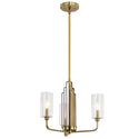 Kichler - 52410BNB - Three Light Chandelier - Kimrose - Brushed Natural Brass from Lighting & Bulbs Unlimited in Charlotte, NC