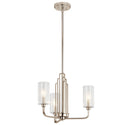Kichler - 52410PN - Three Light Chandelier - Kimrose - Polished Nickel from Lighting & Bulbs Unlimited in Charlotte, NC