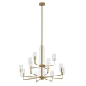 Kichler - 52412BNB - 12 Light Chandelier - Kimrose - Brushed Natural Brass from Lighting & Bulbs Unlimited in Charlotte, NC
