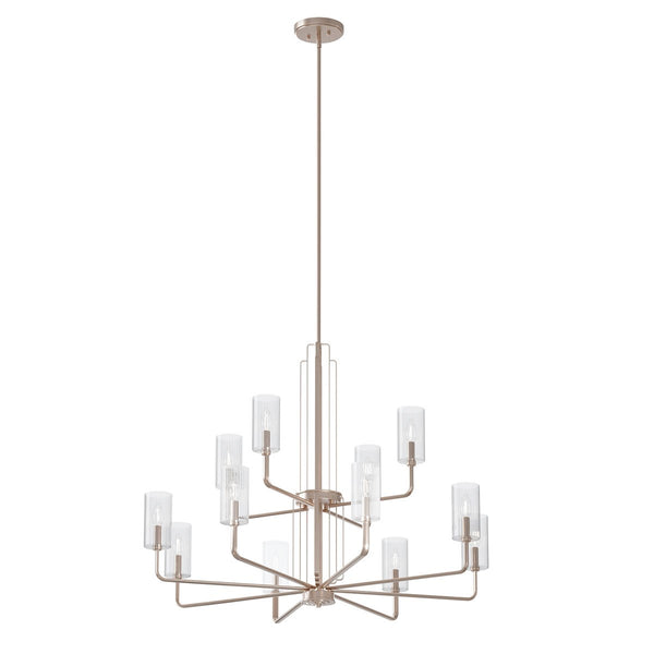 Kichler - 52412PN - 12 Light Chandelier - Kimrose - Polished Nickel from Lighting & Bulbs Unlimited in Charlotte, NC