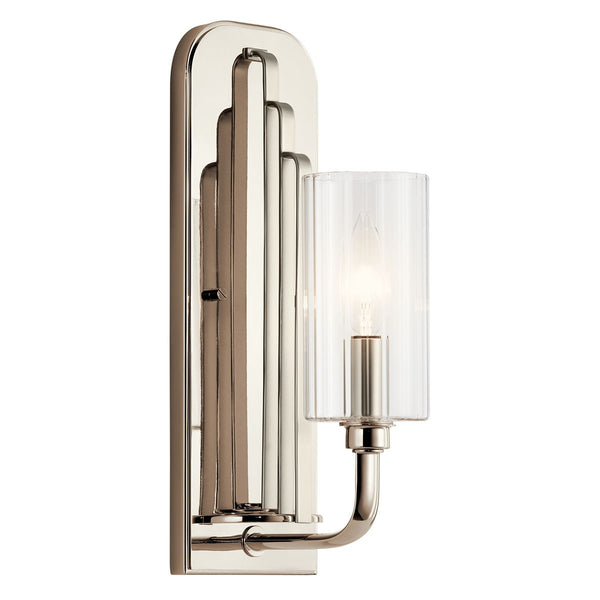 Kichler - 52415PN - One Light Wall Sconce - Kimrose - Polished Nickel from Lighting & Bulbs Unlimited in Charlotte, NC
