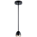 LED Mini Pendant from the Baland Collection in Black Finish by Kichler