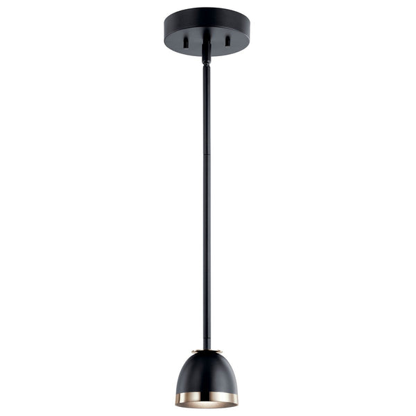 LED Mini Pendant from the Baland Collection in Black Finish by Kichler