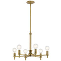 Kichler - 52424BNB - Six Light Chandelier - Torvee - Brushed Natural Brass from Lighting & Bulbs Unlimited in Charlotte, NC