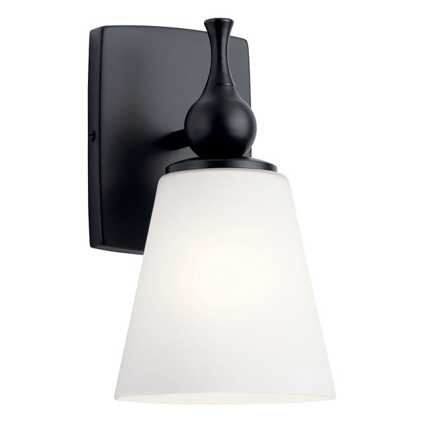 One Light Wall Sconce from the Cosabella Collection in Polished Nickel Finish by Kichler