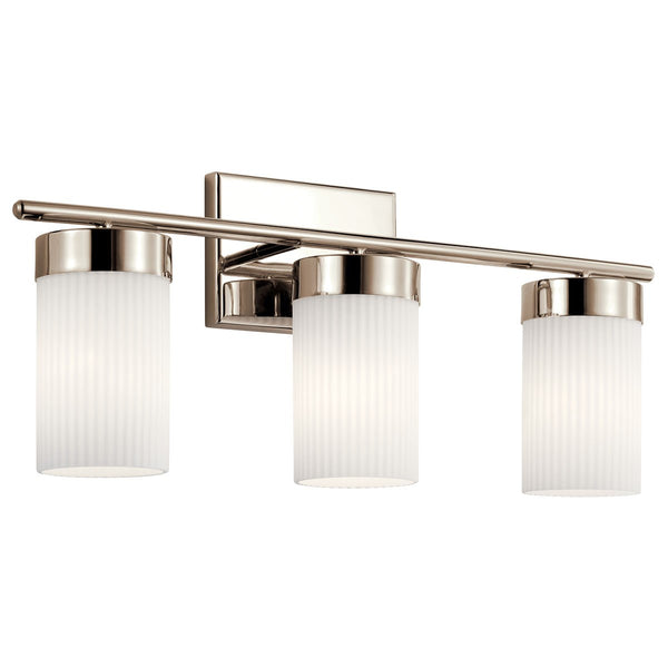 Kichler - 55112PN - Three Light Bath - Ciona - Polished Nickel from Lighting & Bulbs Unlimited in Charlotte, NC