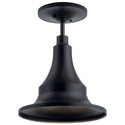 One Light Outdoor Pendant from the Hampshire Collection in Textured Black Finish by Kichler