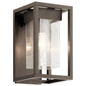One Light Outdoor Wall Mount from the Mercer Collection in Olde Bronze Finish by Kichler
