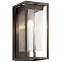 One Light Outdoor Wall Mount from the Mercer Collection in Olde Bronze Finish by Kichler