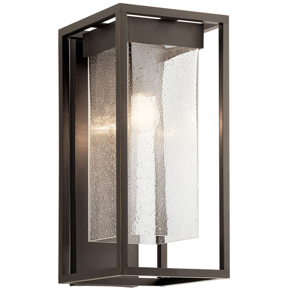 One Light Outdoor Wall Mount from the Mercer Collection in Olde Bronze Finish by Kichler