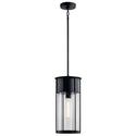 Kichler - 59082BKT - One Light Outdoor Pendant - Camillo - Textured Black from Lighting & Bulbs Unlimited in Charlotte, NC