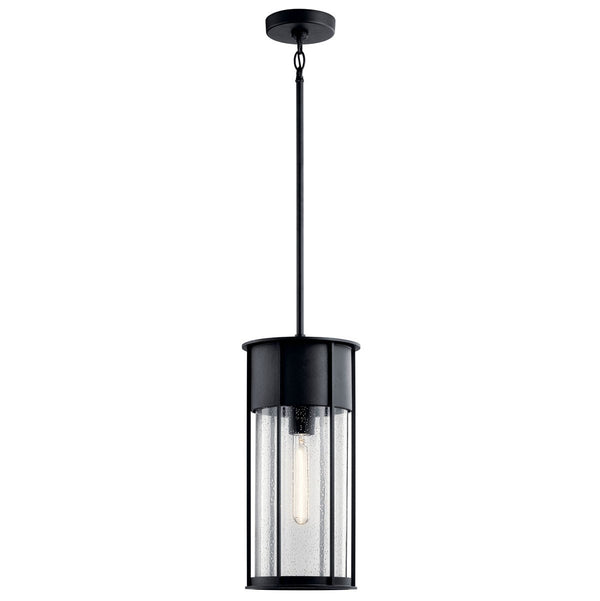 Kichler - 59082BKT - One Light Outdoor Pendant - Camillo - Textured Black from Lighting & Bulbs Unlimited in Charlotte, NC