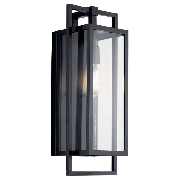 Kichler - 59087BK - One Light Outdoor Wall Mount - Goson - Black from Lighting & Bulbs Unlimited in Charlotte, NC