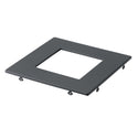 6in Square Slim Downlight Trim from the Direct To Ceiling Unv Accessor Collection in Textured Black Finish by Kichler