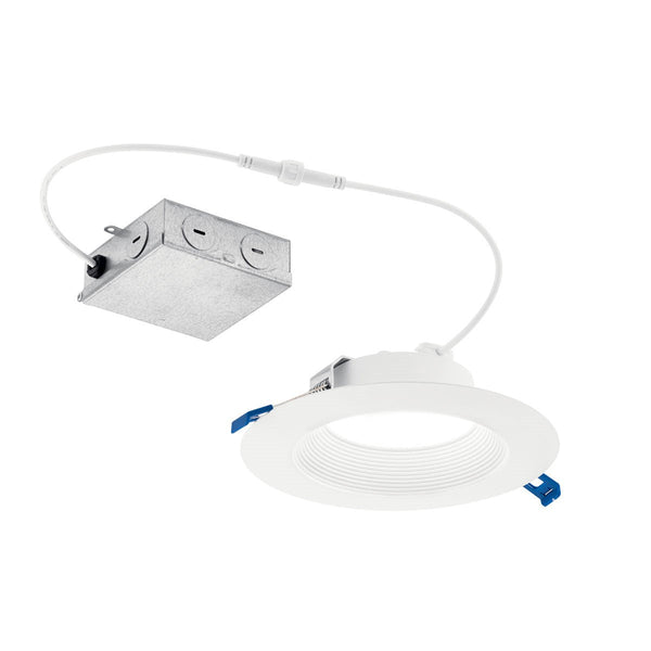 LED Recessed Downlight from the Direct To Ceiling Recessed Collection in Textured White Finish by Kichler