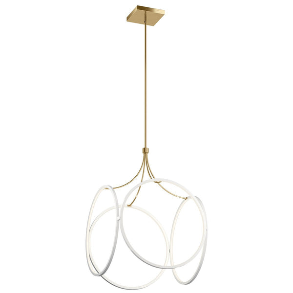 LED Pendant from the CIRI Collection in White Finish by Kichler