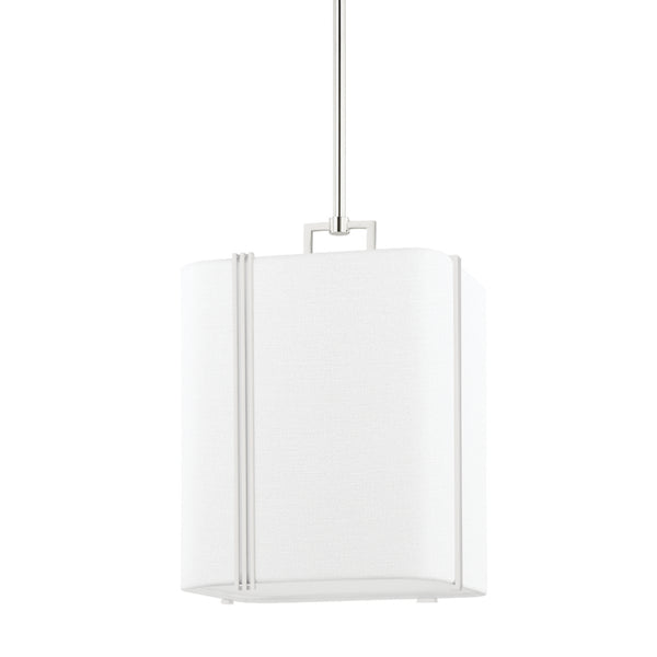 Hudson Valley - 5413-PN - One Light Pendant - Downing - Polished Nickel from Lighting & Bulbs Unlimited in Charlotte, NC