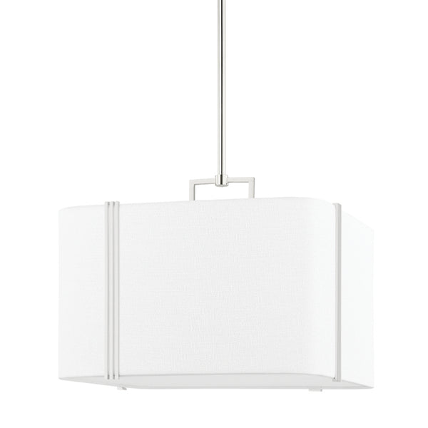 Hudson Valley - 5420-PN - Four Light Pendant - Downing - Polished Nickel from Lighting & Bulbs Unlimited in Charlotte, NC
