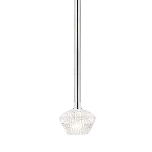 Hudson Valley - 6140-PN - One Light Pendant - Barclay - Polished Nickel from Lighting & Bulbs Unlimited in Charlotte, NC
