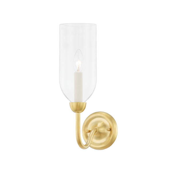 Hudson Valley - MDS111-AGB - One Light Wall Sconce - Classic No.1 - Aged Brass from Lighting & Bulbs Unlimited in Charlotte, NC
