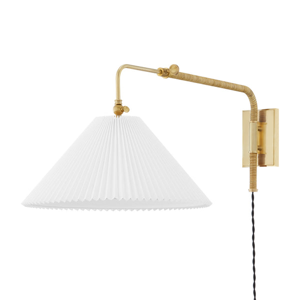 Hudson Valley - MDS510-AGB - One Light Wall Sconce - Dorset - Aged Brass from Lighting & Bulbs Unlimited in Charlotte, NC
