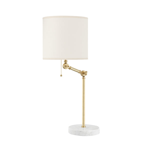 Hudson Valley - MDSL150-AGB - One Light Table Lamp - Essex - Aged Brass from Lighting & Bulbs Unlimited in Charlotte, NC
