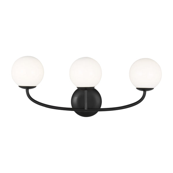 Visual Comfort Studio - AEV1013MBK - Three Light Vanity - Galassia - Midnight Black from Lighting & Bulbs Unlimited in Charlotte, NC