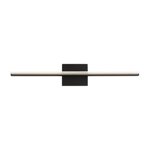 Visual Comfort Modern - 700BCSPANB2B-LED930 - LED Bath - Span - Nightshade Black from Lighting & Bulbs Unlimited in Charlotte, NC