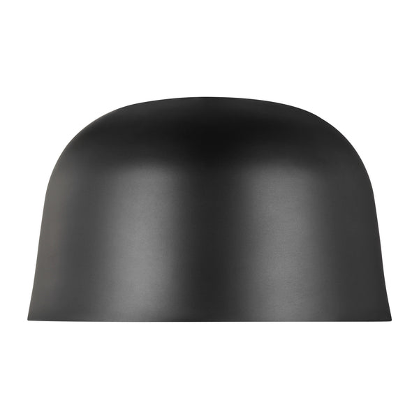 Visual Comfort Modern - 700FMFND15B-LED930-277 - LED Flush Mount - Foundry - Nightshade Black from Lighting & Bulbs Unlimited in Charlotte, NC