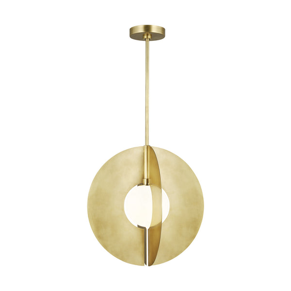 Visual Comfort Modern - 700TDOBLRGNB - One Light Pendant - Orbel - Natural Brass from Lighting & Bulbs Unlimited in Charlotte, NC