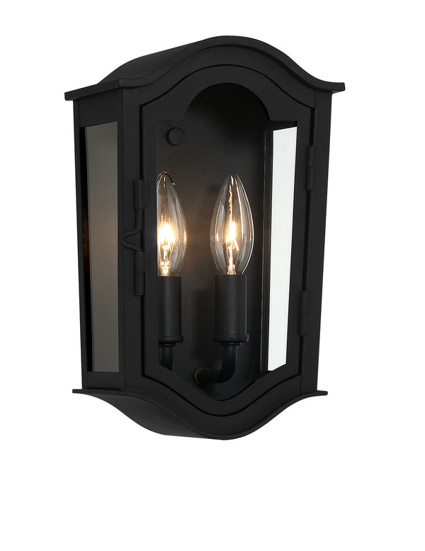 Minka-Lavery - 73200-66 - Two Light Outdoor Wall Mount - Houghton Hall - Sand Coal from Lighting & Bulbs Unlimited in Charlotte, NC