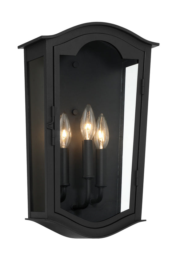 Minka-Lavery - 73202-66 - Three Light Outdoor Wall Mount - Houghton Hall - Sand Coal from Lighting & Bulbs Unlimited in Charlotte, NC