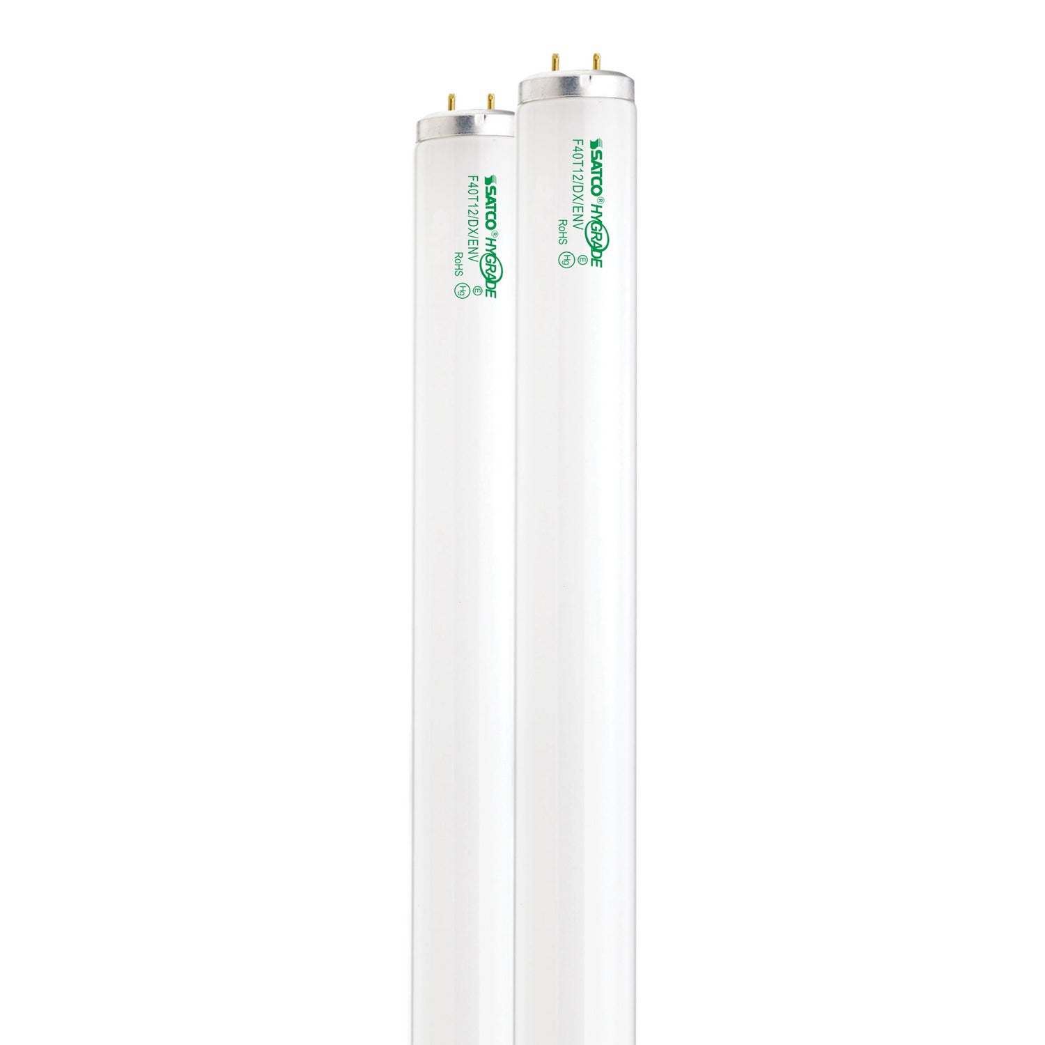 40 Watt, T12, Fluorescent, 6500K Day Light, 90 CRI, Medium Bi Pin base, 2PK Light Bulb by Satco (Case of 15)