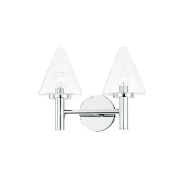 Mitzi - H540302-PC - Two Light Bath Bracket - Connie - Polished Chrome from Lighting & Bulbs Unlimited in Charlotte, NC
