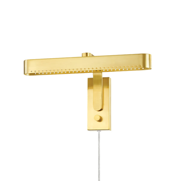 Mitzi - HL563201-AGB - LED Picture Light - Julissa - Aged Brass from Lighting & Bulbs Unlimited in Charlotte, NC