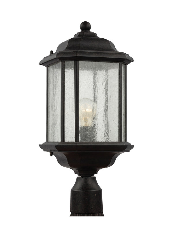 Generation Lighting - 82029-746 - One Light Outdoor Post Lantern - Kent - Oxford Bronze from Lighting & Bulbs Unlimited in Charlotte, NC