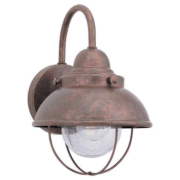 Generation Lighting - 8870-44 - One Light Outdoor Wall Lantern - Sebring - Weathered Copper from Lighting & Bulbs Unlimited in Charlotte, NC