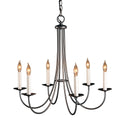 Six Light Chandelier from the Simple Sweep Collection by Hubbardton Forge