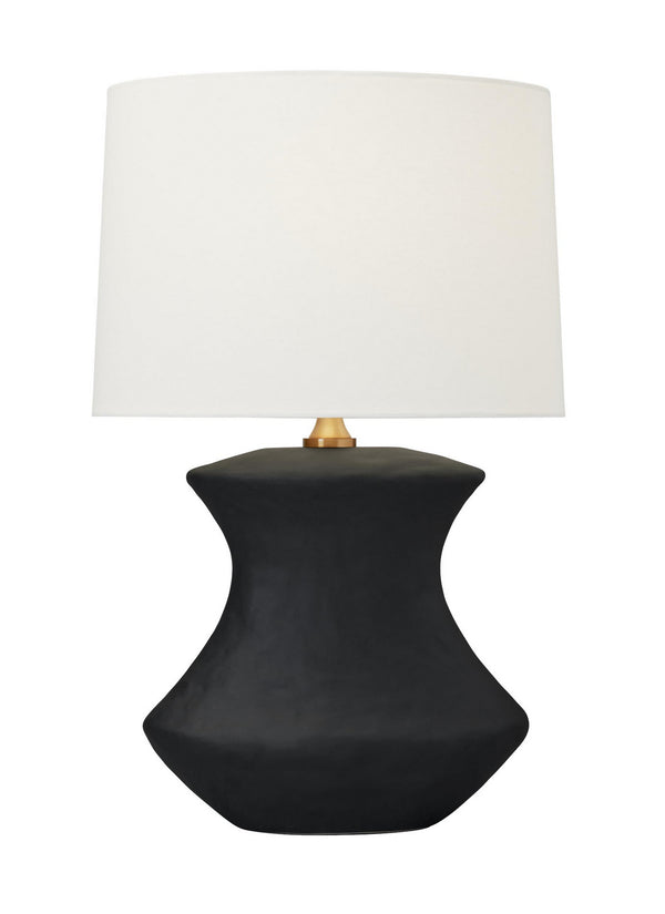 Visual Comfort Studio - HT1021RBC1 - One Light Table Lamp - Bone - Rough Black Ceramic from Lighting & Bulbs Unlimited in Charlotte, NC