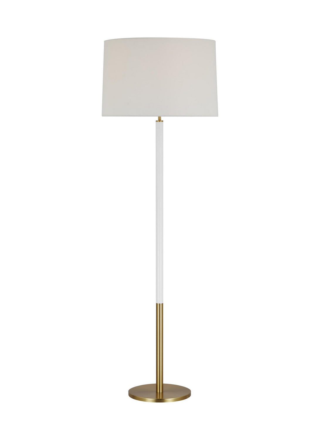 Visual Comfort Studio - KST1051BBSGW1 - One Light Floor Lamp - Monroe - Burnished Brass from Lighting & Bulbs Unlimited in Charlotte, NC