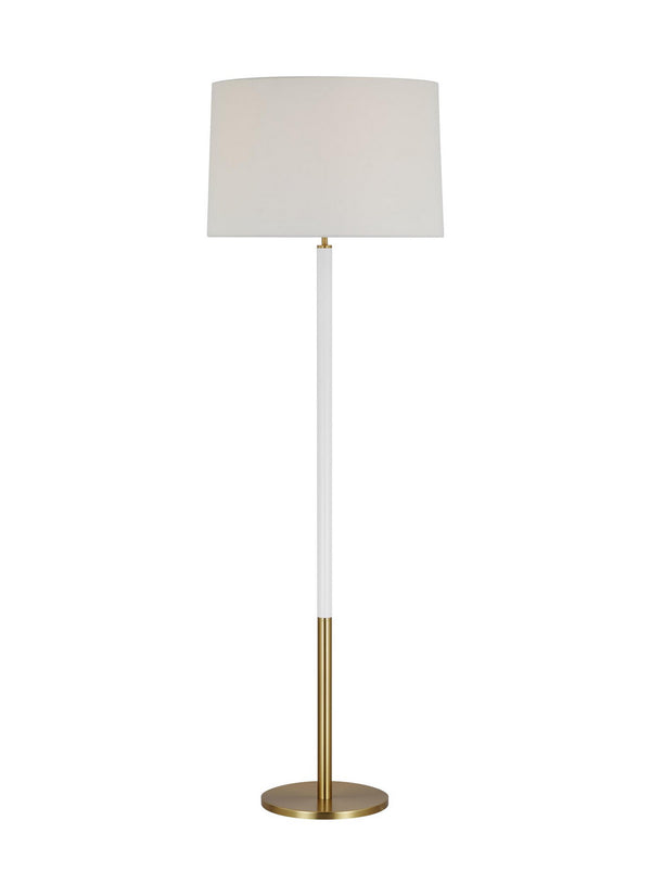 Visual Comfort Studio - KST1051BBSGW1 - One Light Floor Lamp - Monroe - Burnished Brass from Lighting & Bulbs Unlimited in Charlotte, NC