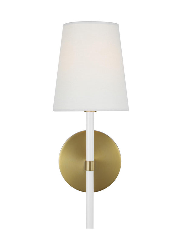 Visual Comfort Studio - KSW1081BBSGW - One Light Wall Sconce - Monroe - Burnished Brass from Lighting & Bulbs Unlimited in Charlotte, NC