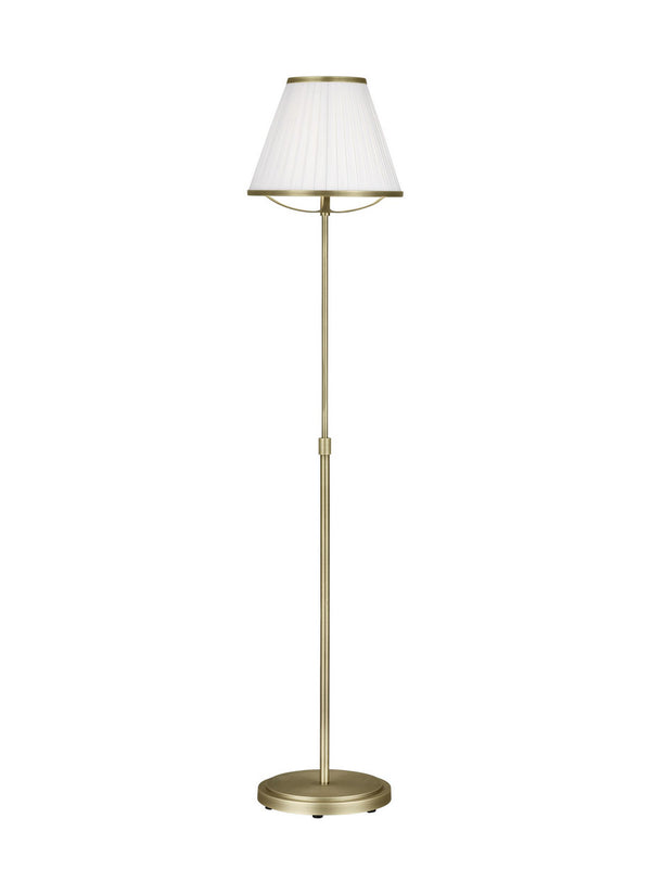 Visual Comfort Studio - LT1141TWB1 - One Light Floor Lamp - Esther - Time Worn Brass from Lighting & Bulbs Unlimited in Charlotte, NC
